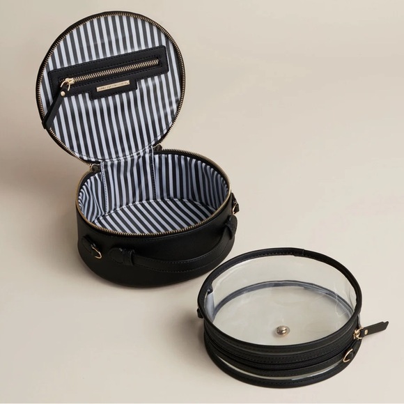 Black Round Travel Case - Picture 1 of 6